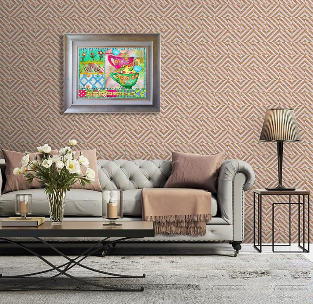 Tranh ghép Hạnh Phước